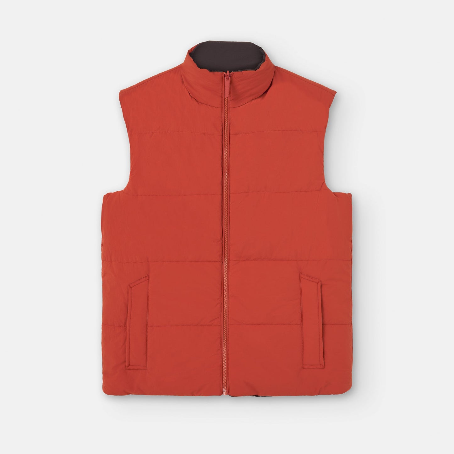 Tile Red Reversible Padded Nylon Vest