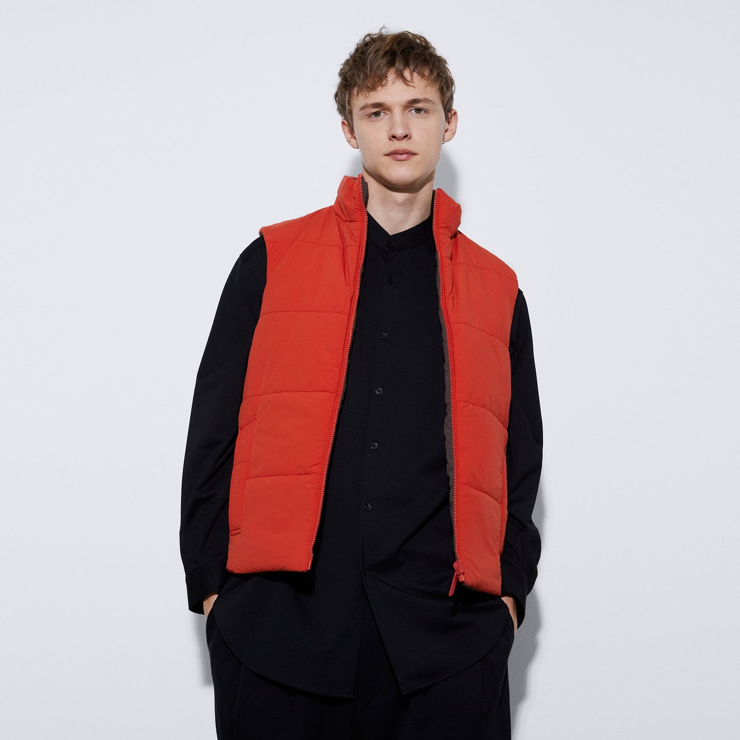 Tile Red Reversible Padded Nylon Vest