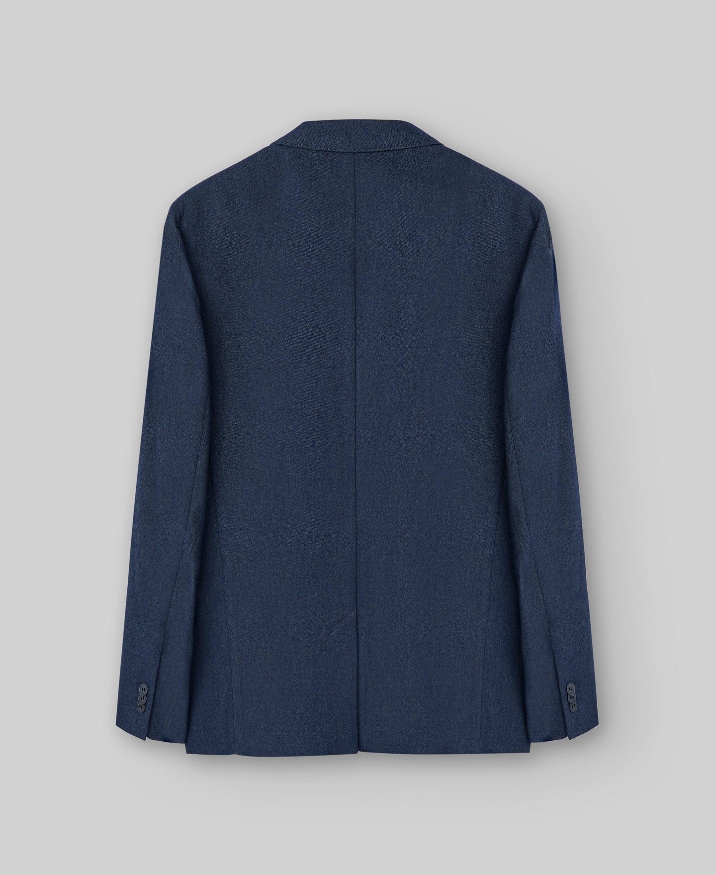 Navy blue cotton blazer man in navy blue
