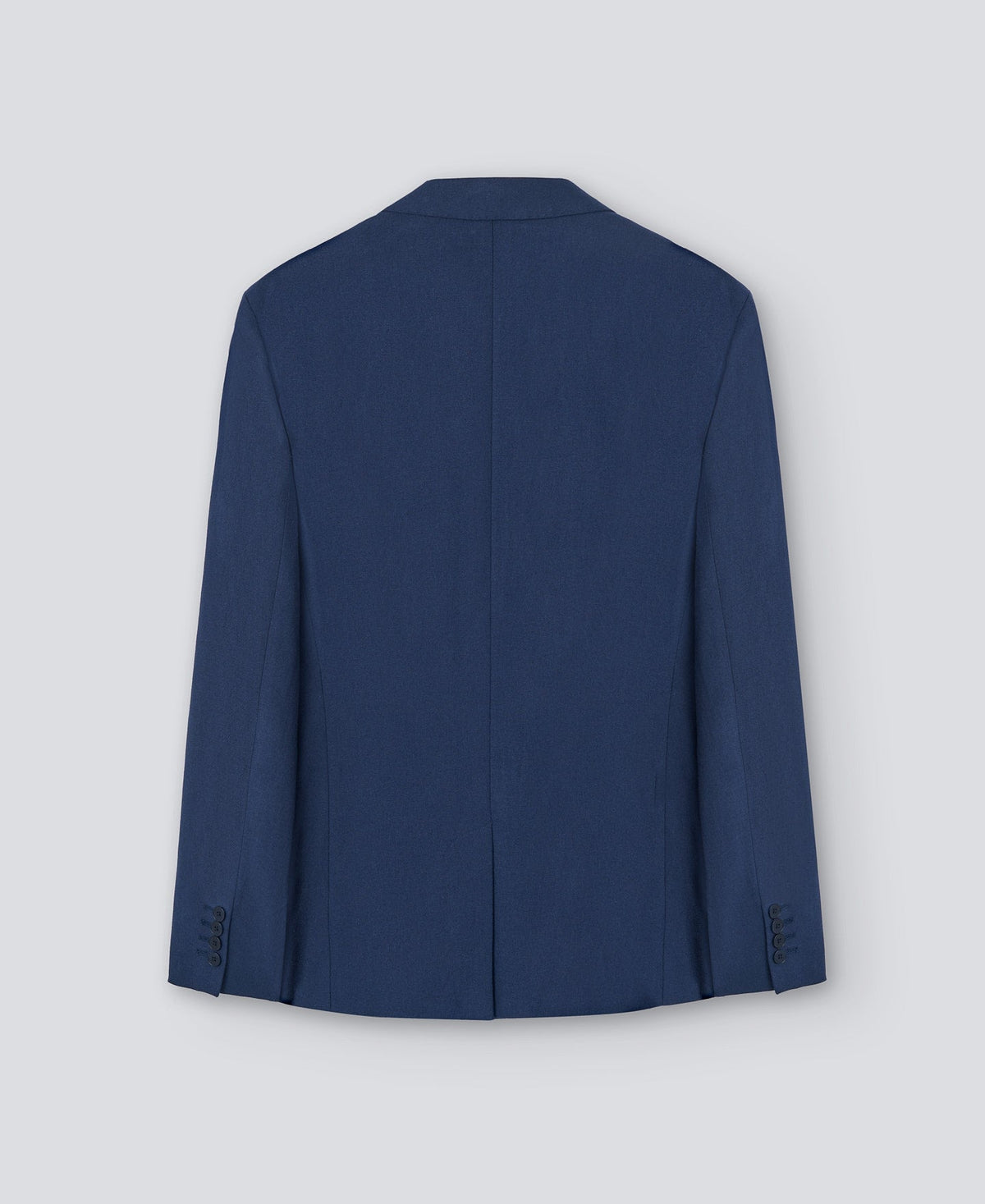 Navy Blue Navy Blue Linen-Cotton Blazer