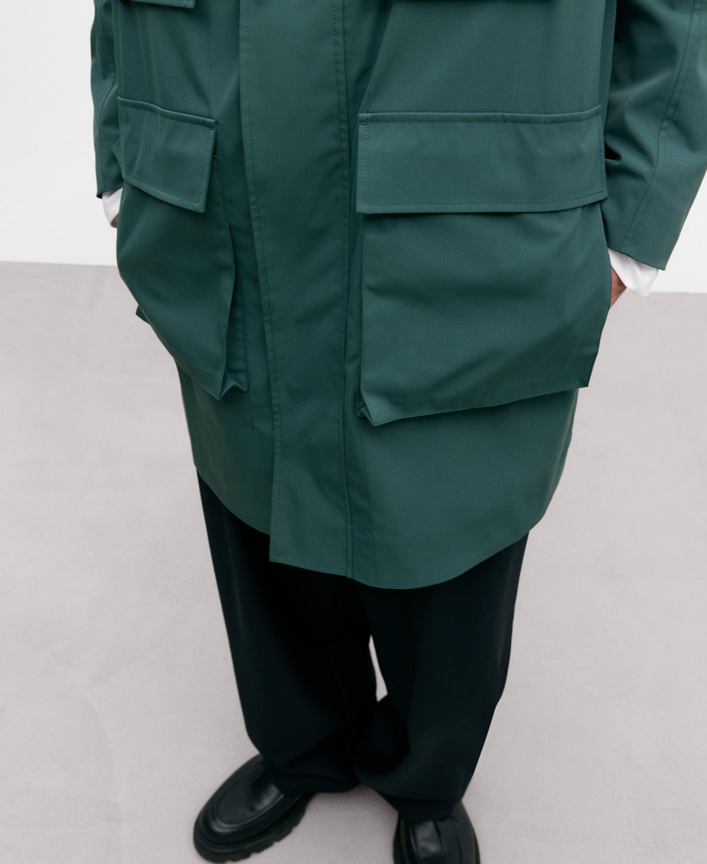 Green Hooded Parka