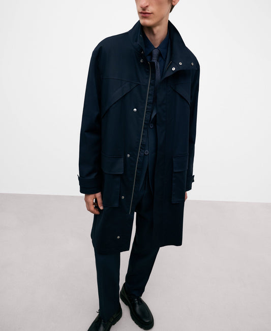 Mandarin Collar Parka