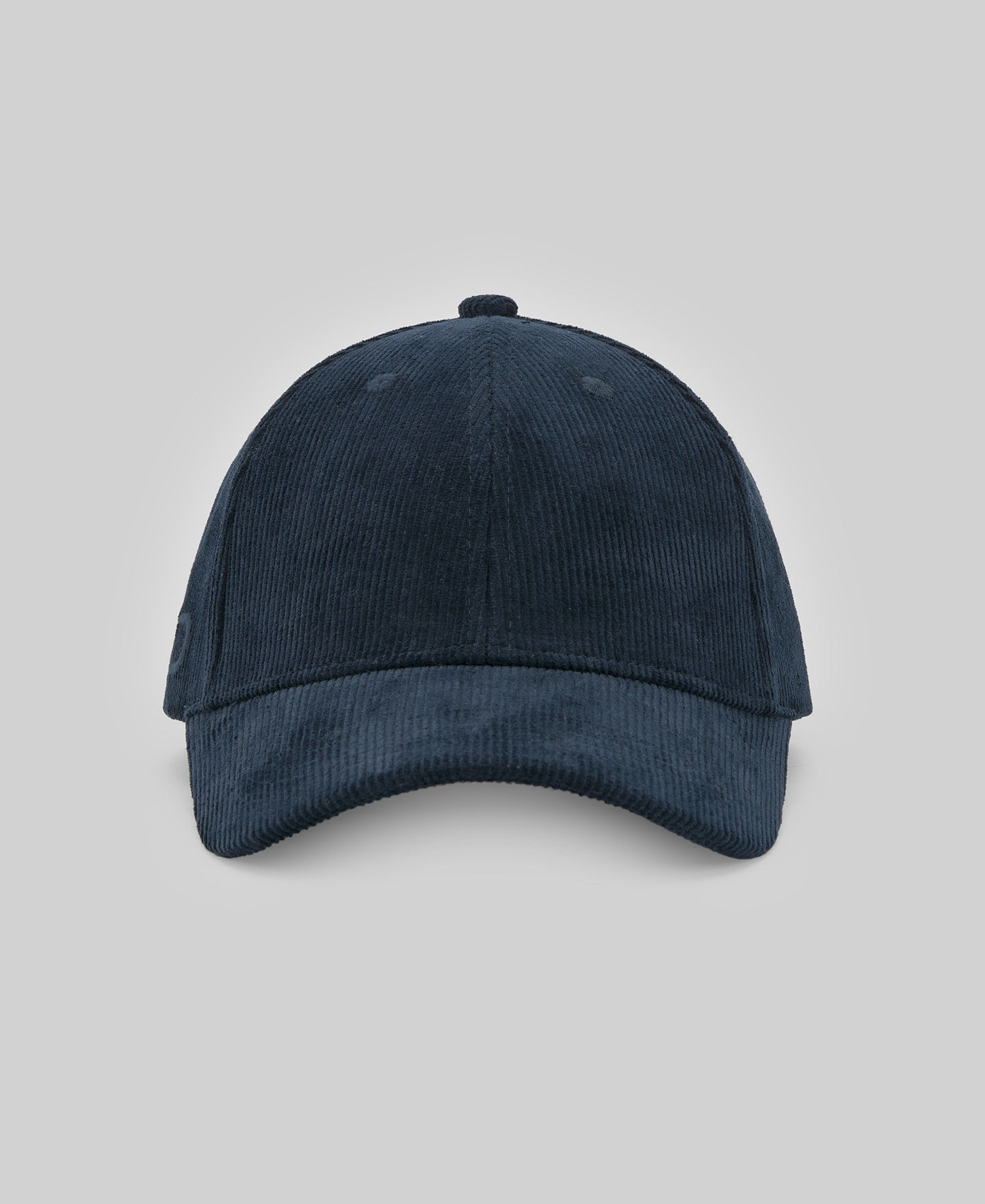 Navy blue corduroy cap man in navy blue