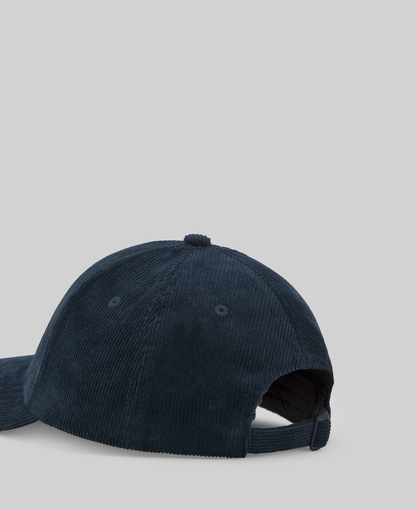 Navy blue corduroy cap man in navy blue