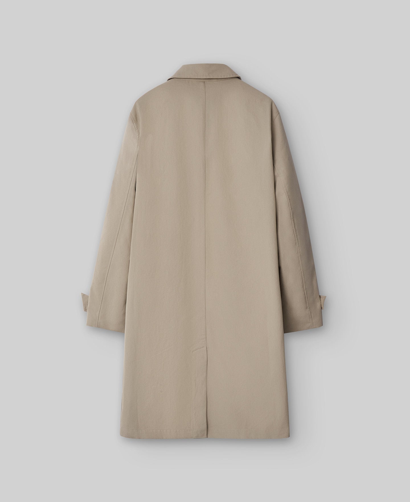 Mackintosh Type Trench Coat for Men in Natural