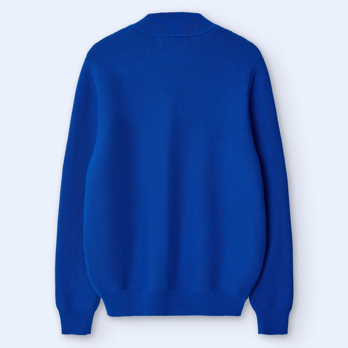 Cobalt Knit Bomber