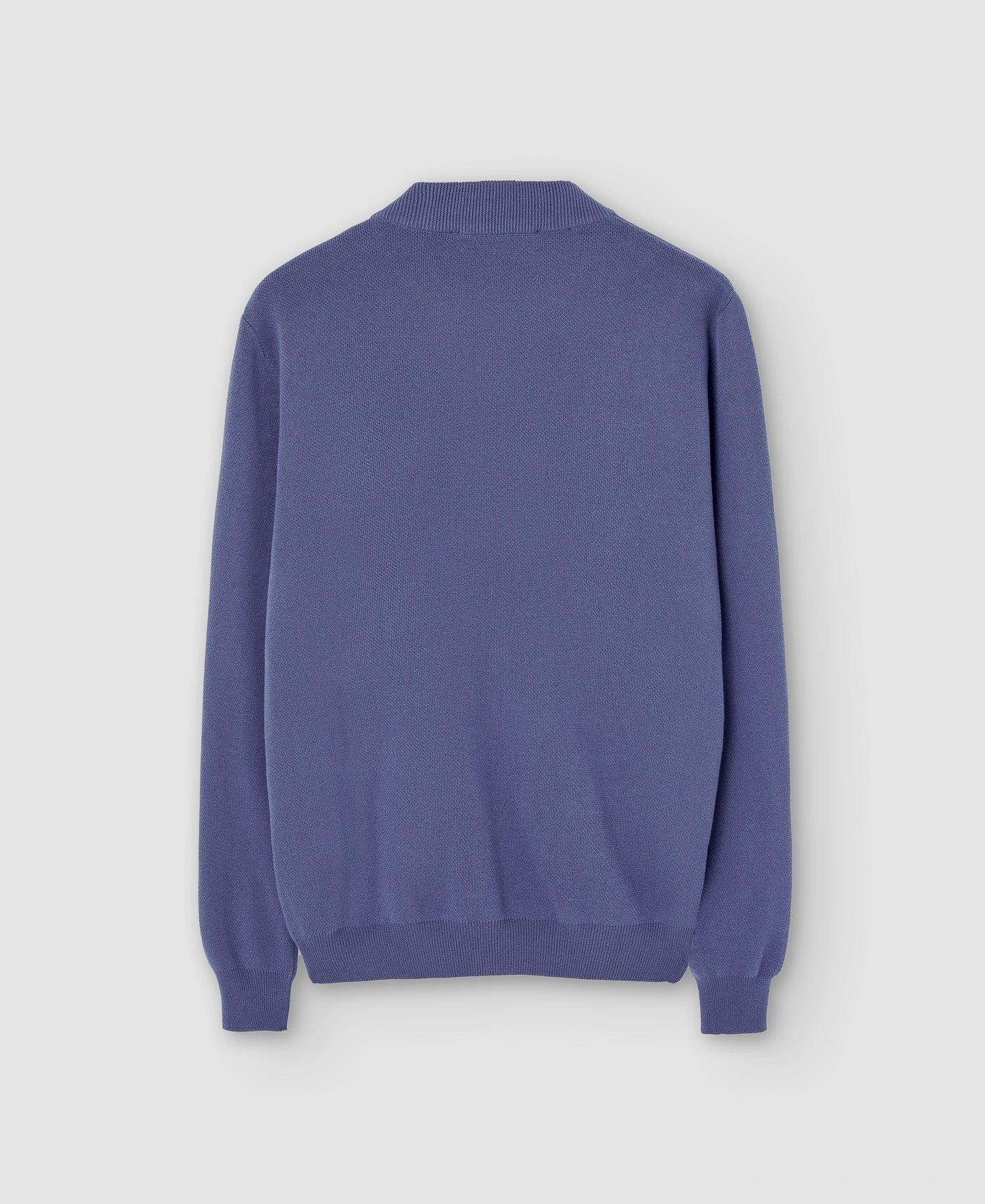 Grey/Blue Organic Cotton Bomber Jacket