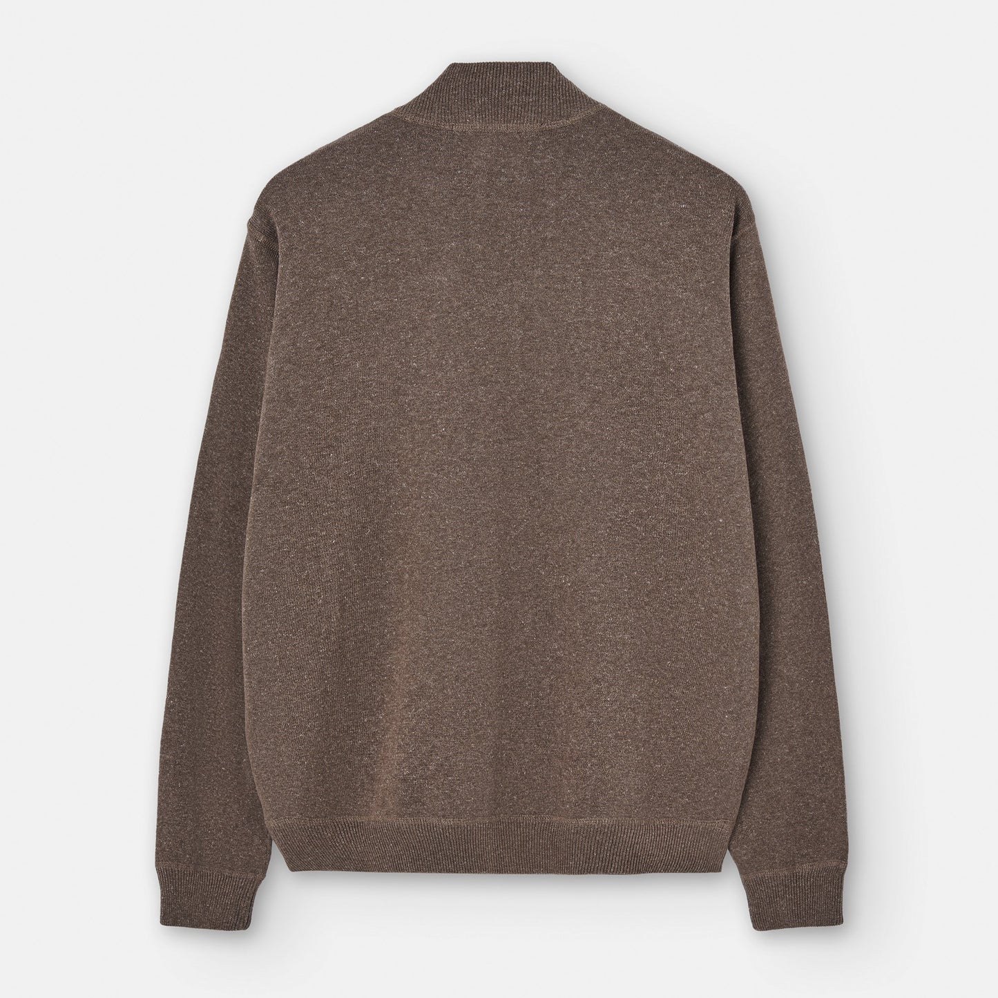 Light Brown Knitted Jacket In Linen And Cotton