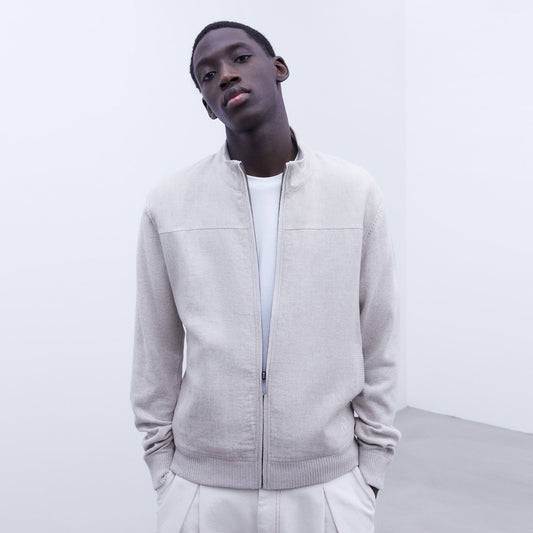 European Linen Cardigan