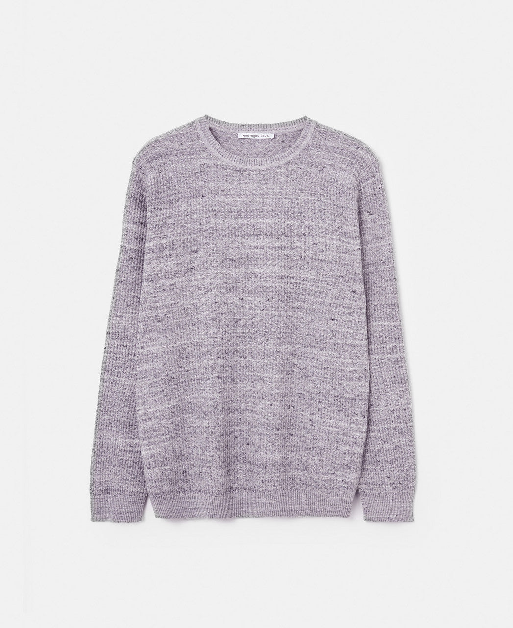 Grey Organic Cotton Crew Neck Sweater