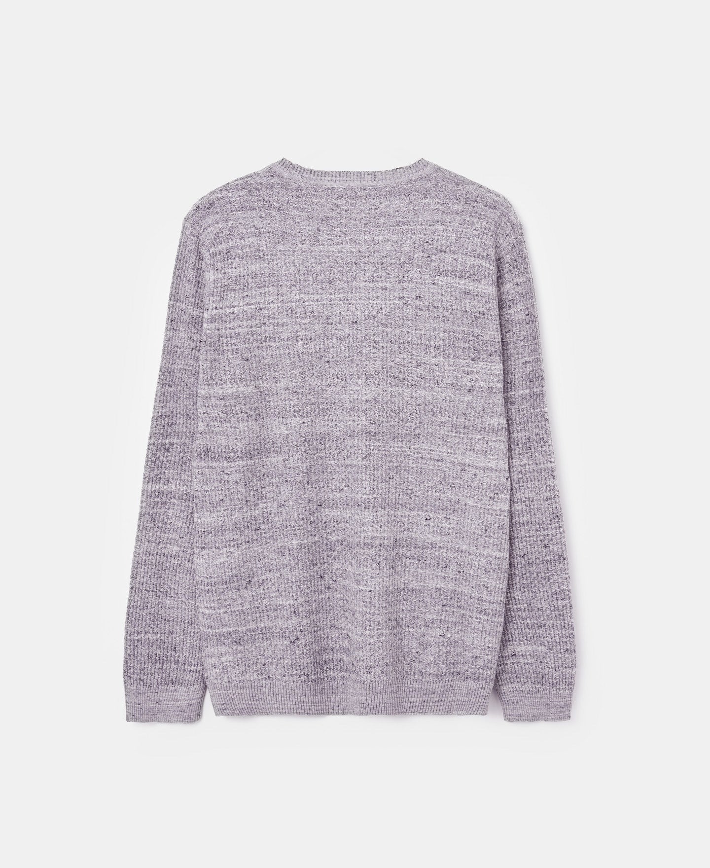 Grey Organic Cotton Crew Neck Sweater