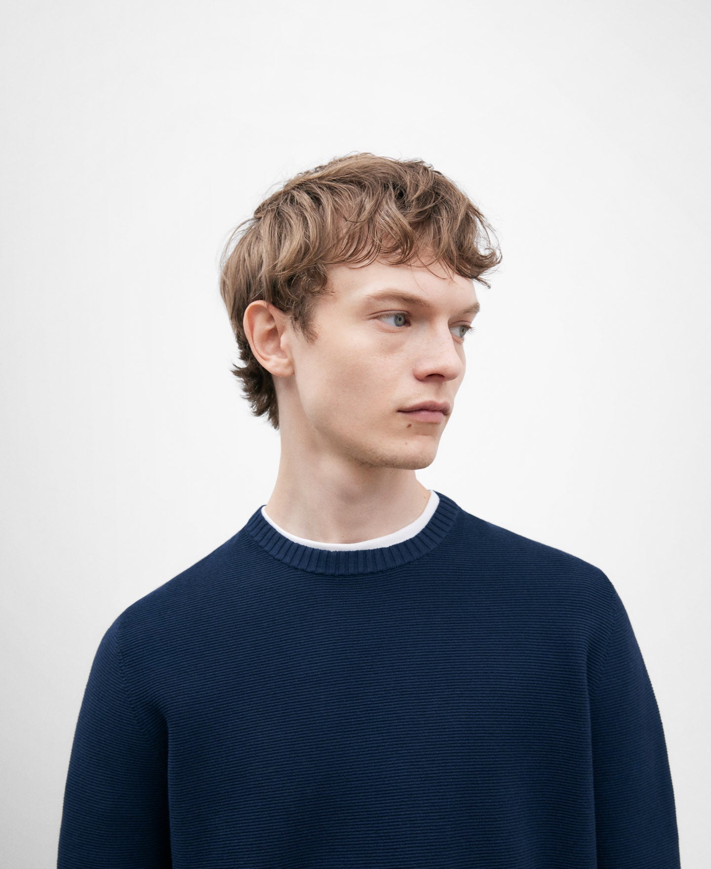 Navy Knitted Sweater