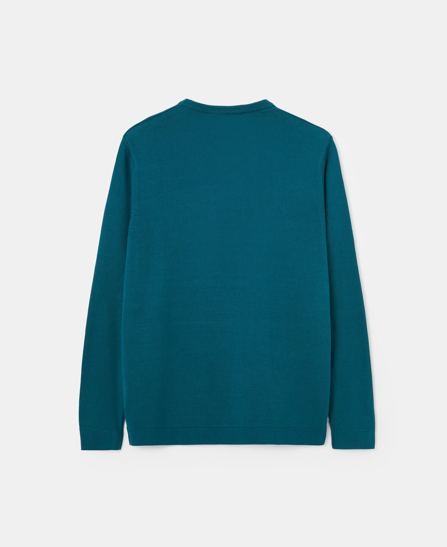 Green V-Neck Cotton Sweater