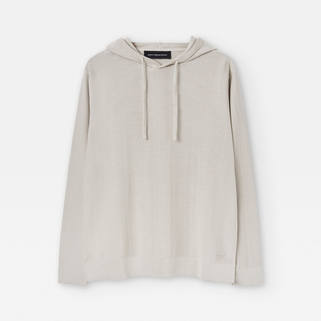 Light Grey Cotton Hoodie