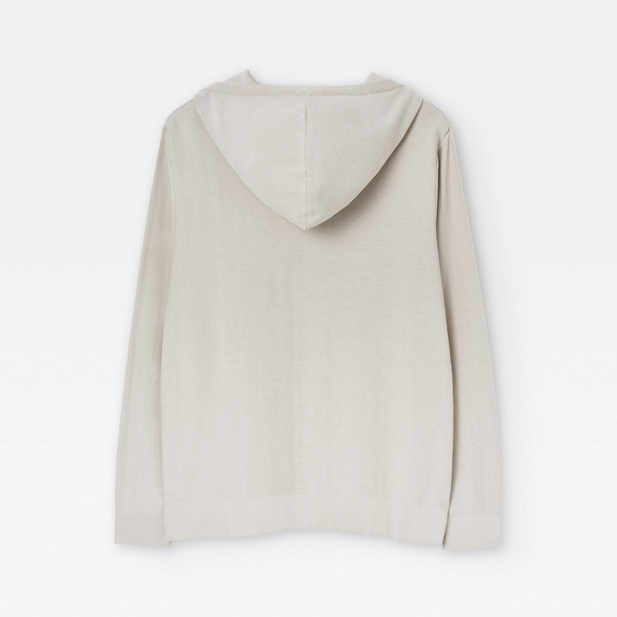 Light Grey Cotton Hoodie