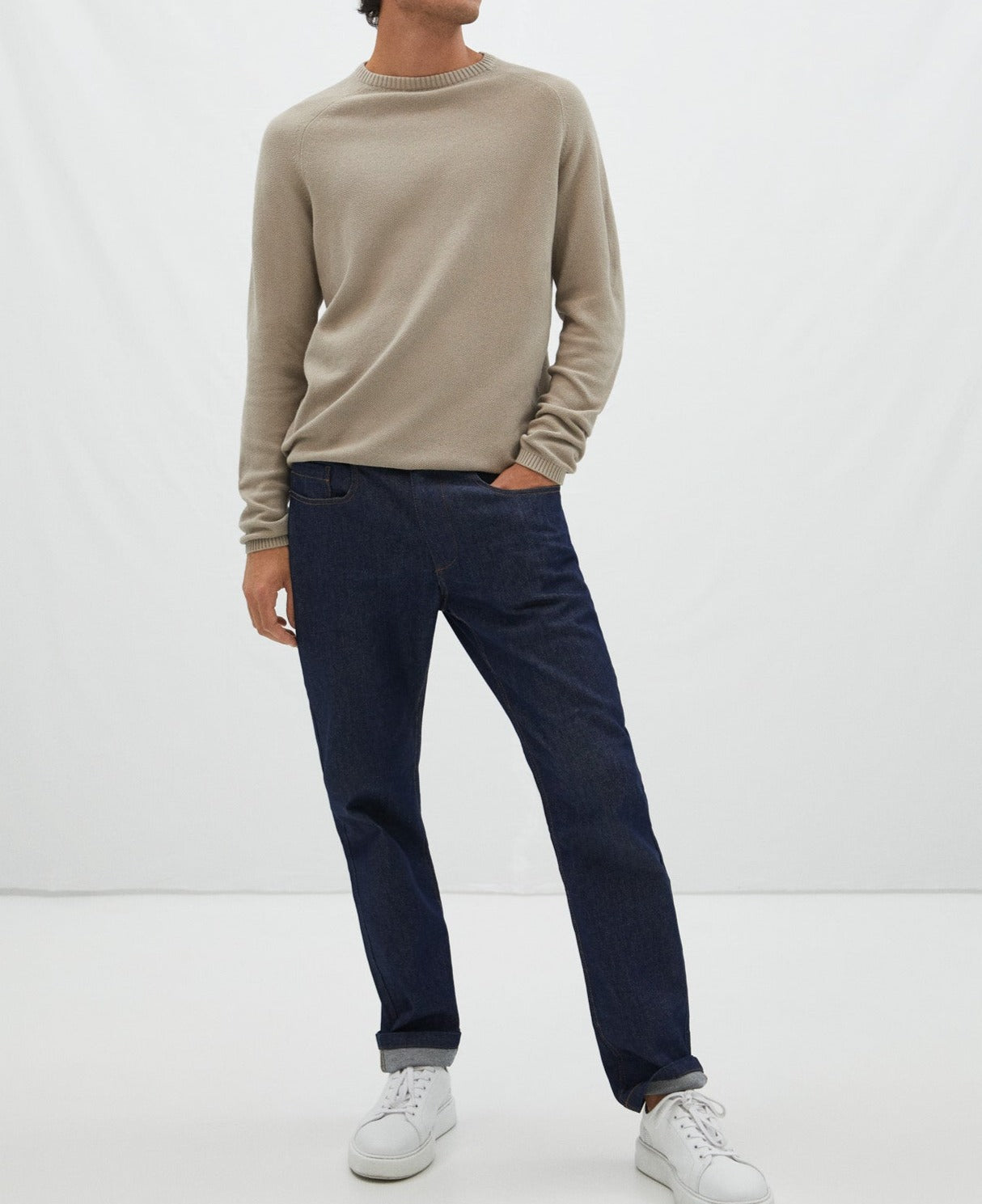 Stone Organic Cotton Sweater