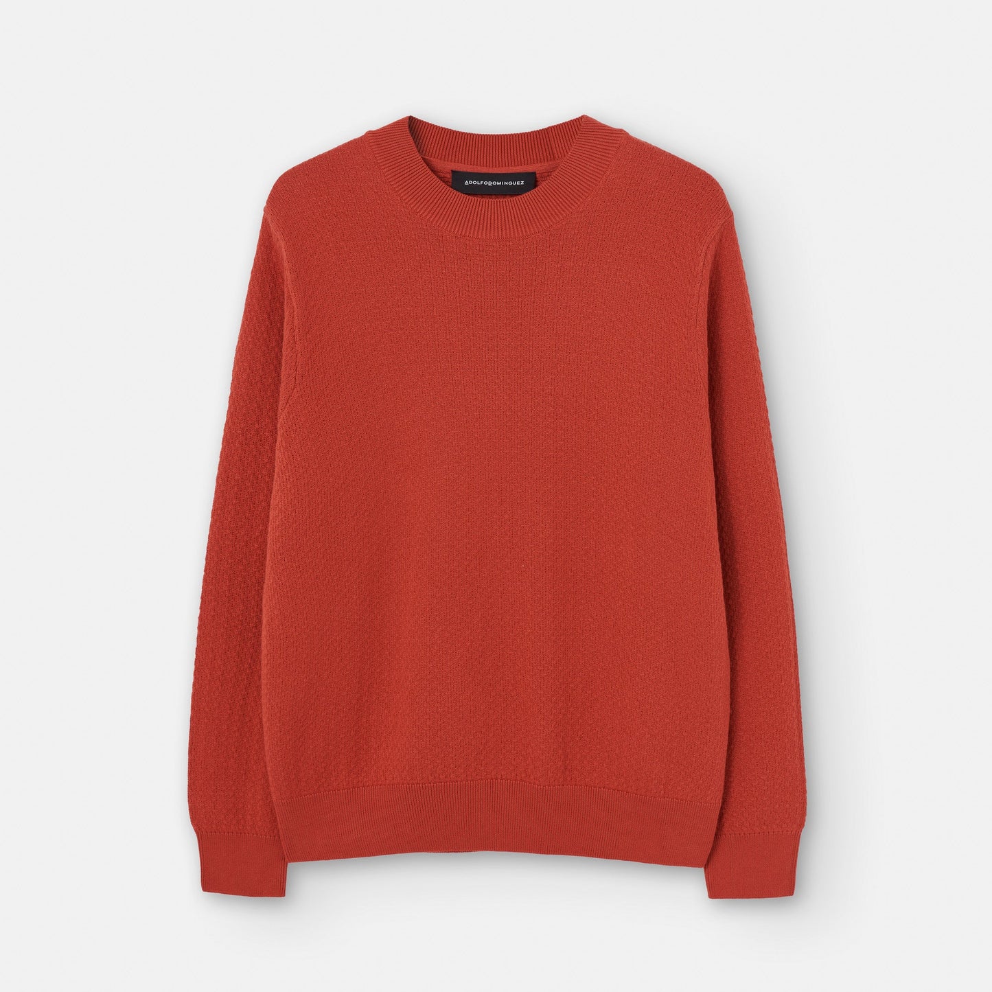Tile Red Cotton Knit Sweater