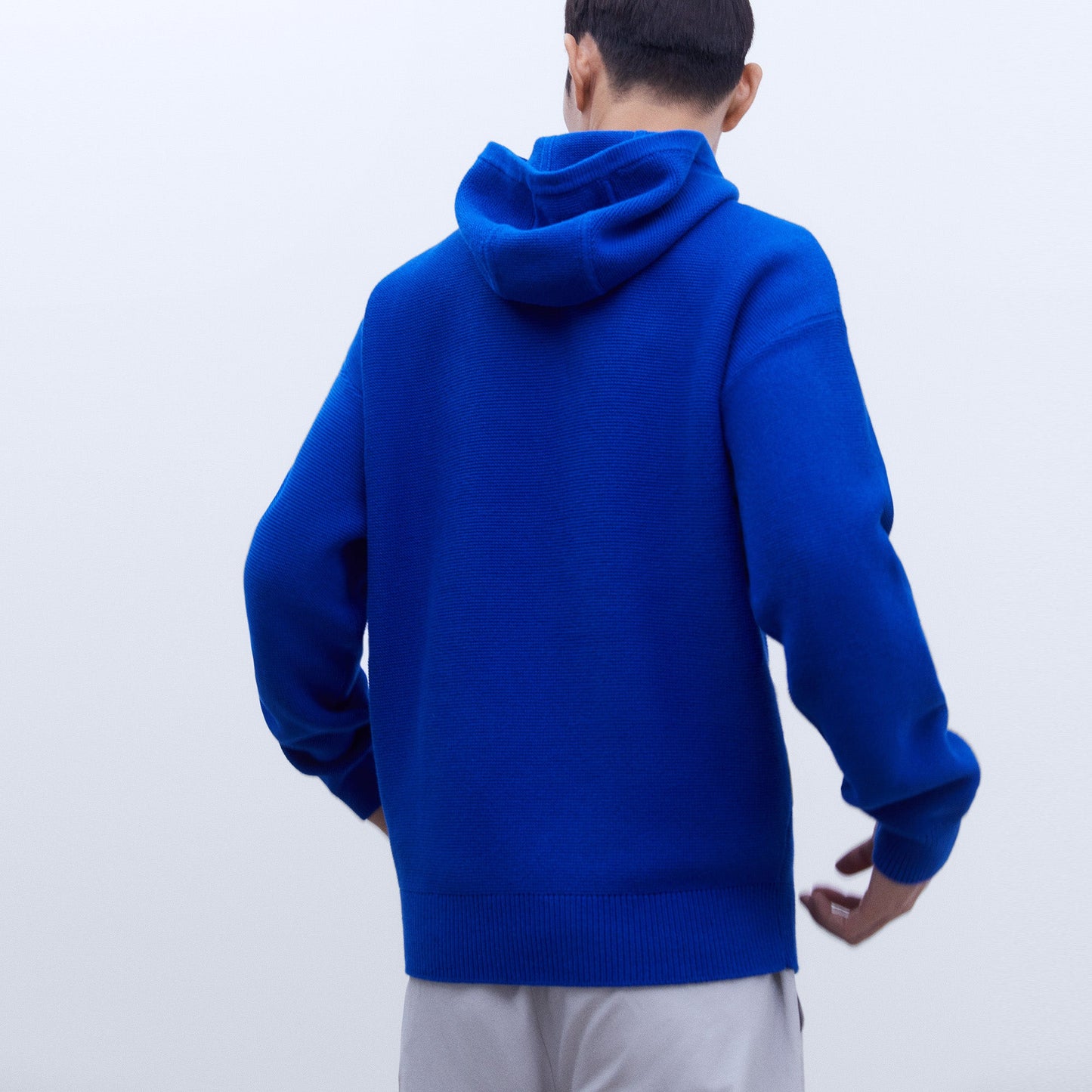 Cobalt Knit Hoodie