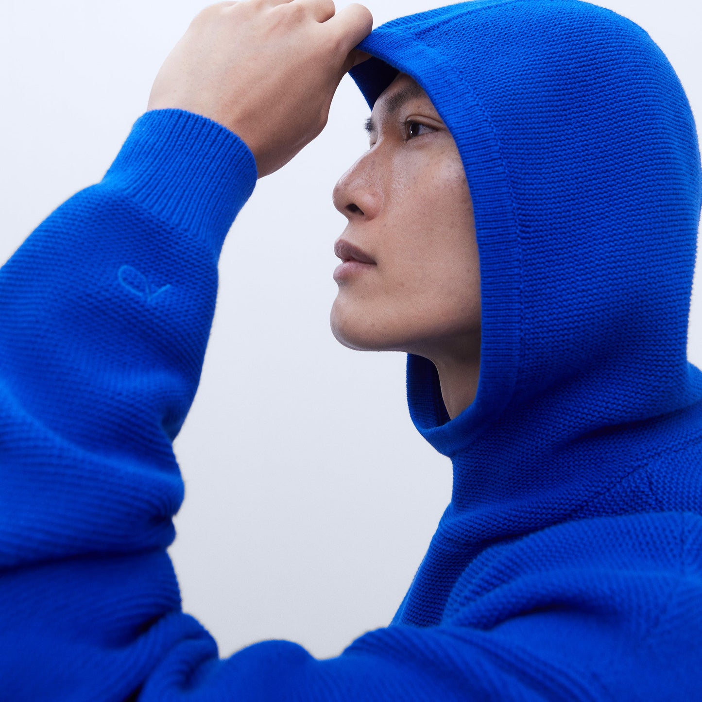 Cobalt Knit Hoodie