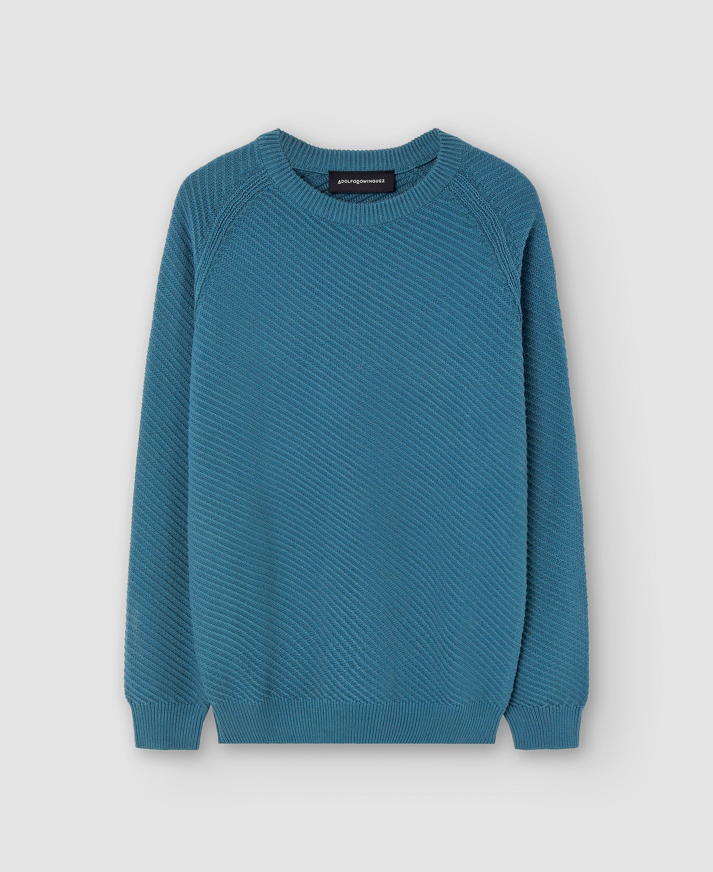 Turquoise Cotton Sweater