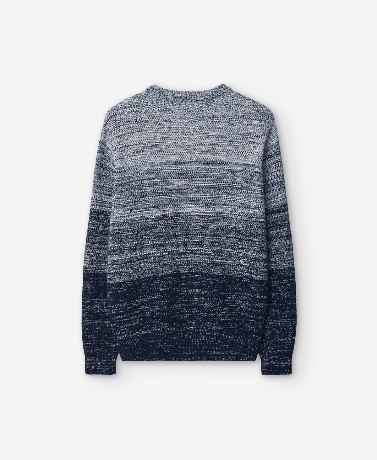 Blue Gradient Cotton Sweater