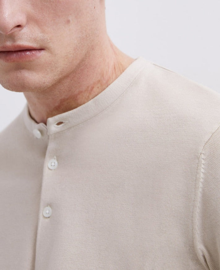 Ecru Camel Cotton Sweater