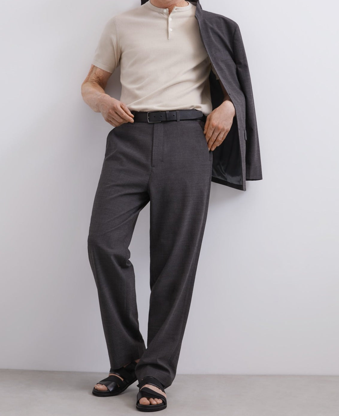 Ecru Camel Cotton Sweater