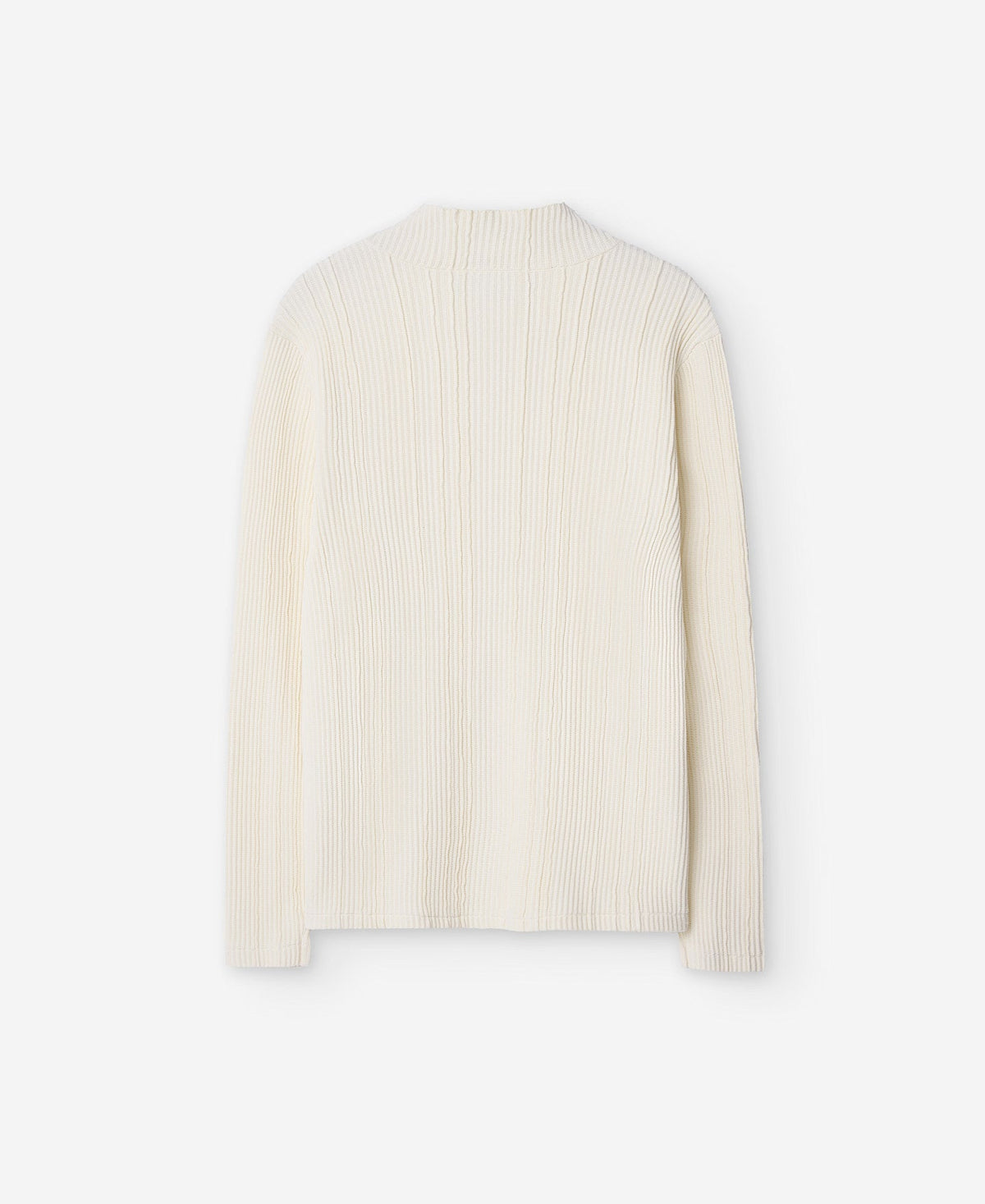 Ecru Cotton Sweater For Men