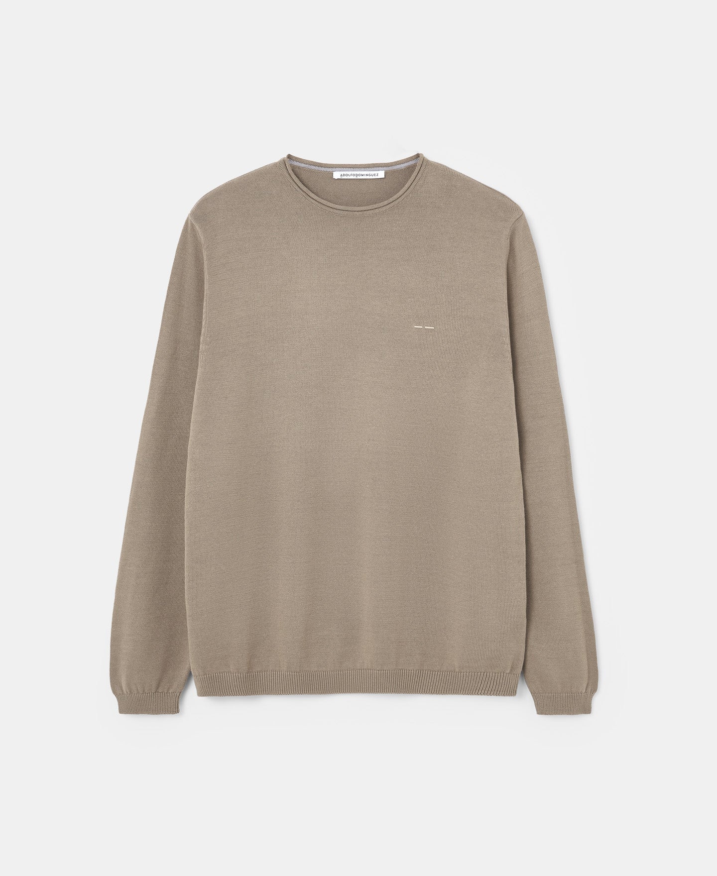 Ike Green Organic Cotton Crew Collar Sweater