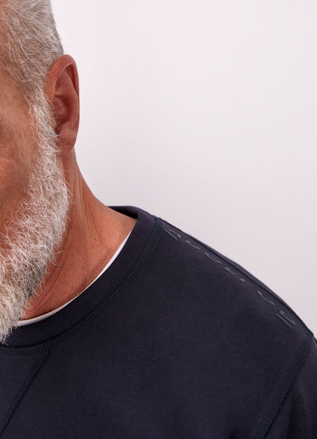 Navy Blue Crew Neck Sweatshirt