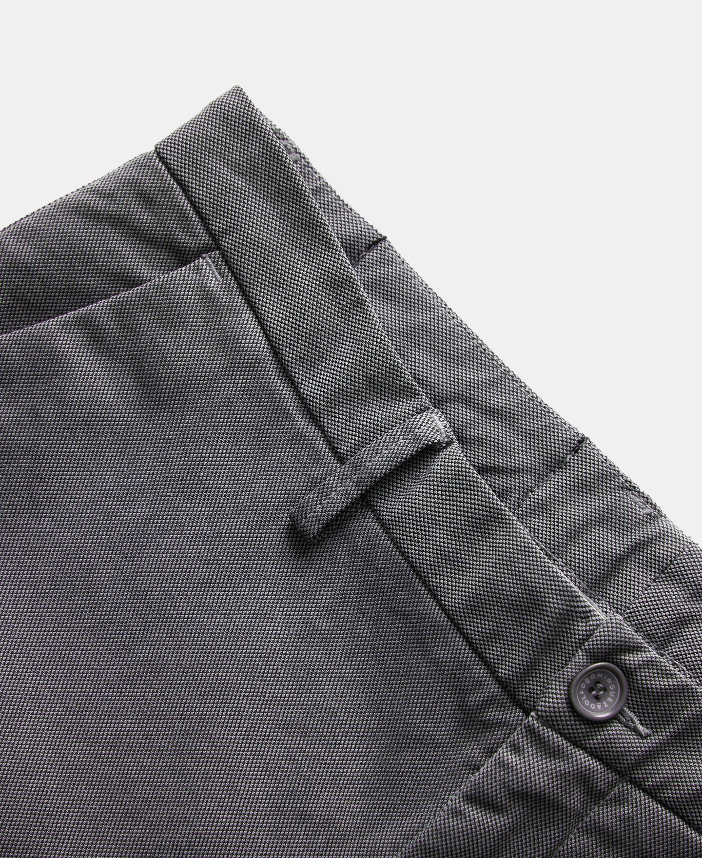 Grey Ankle Length Cotton Pants