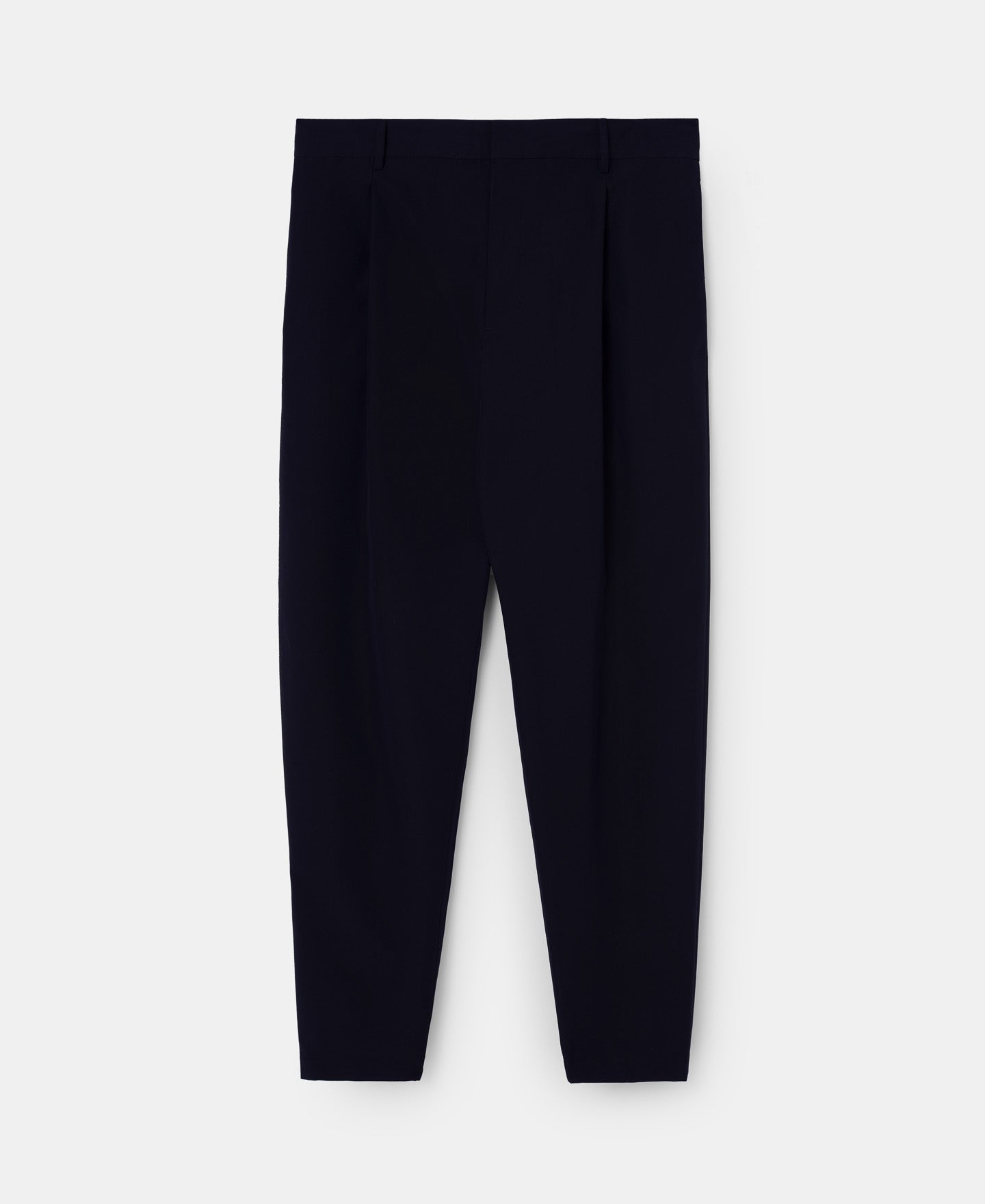 Navy Blue Blue Trousers With Darts