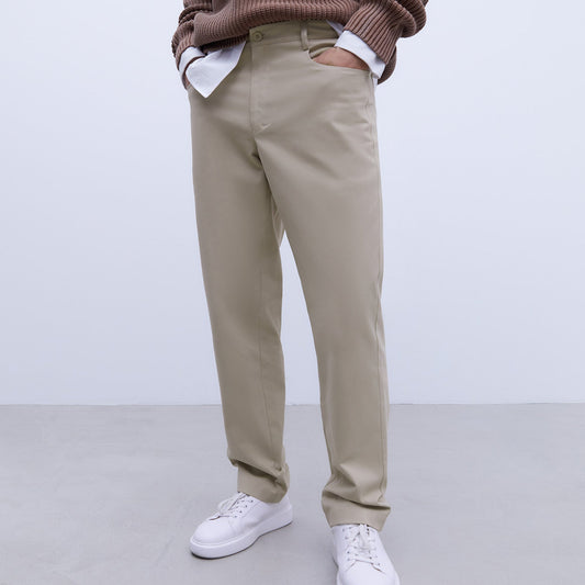 Cotton Twill Slim Fit Chinos