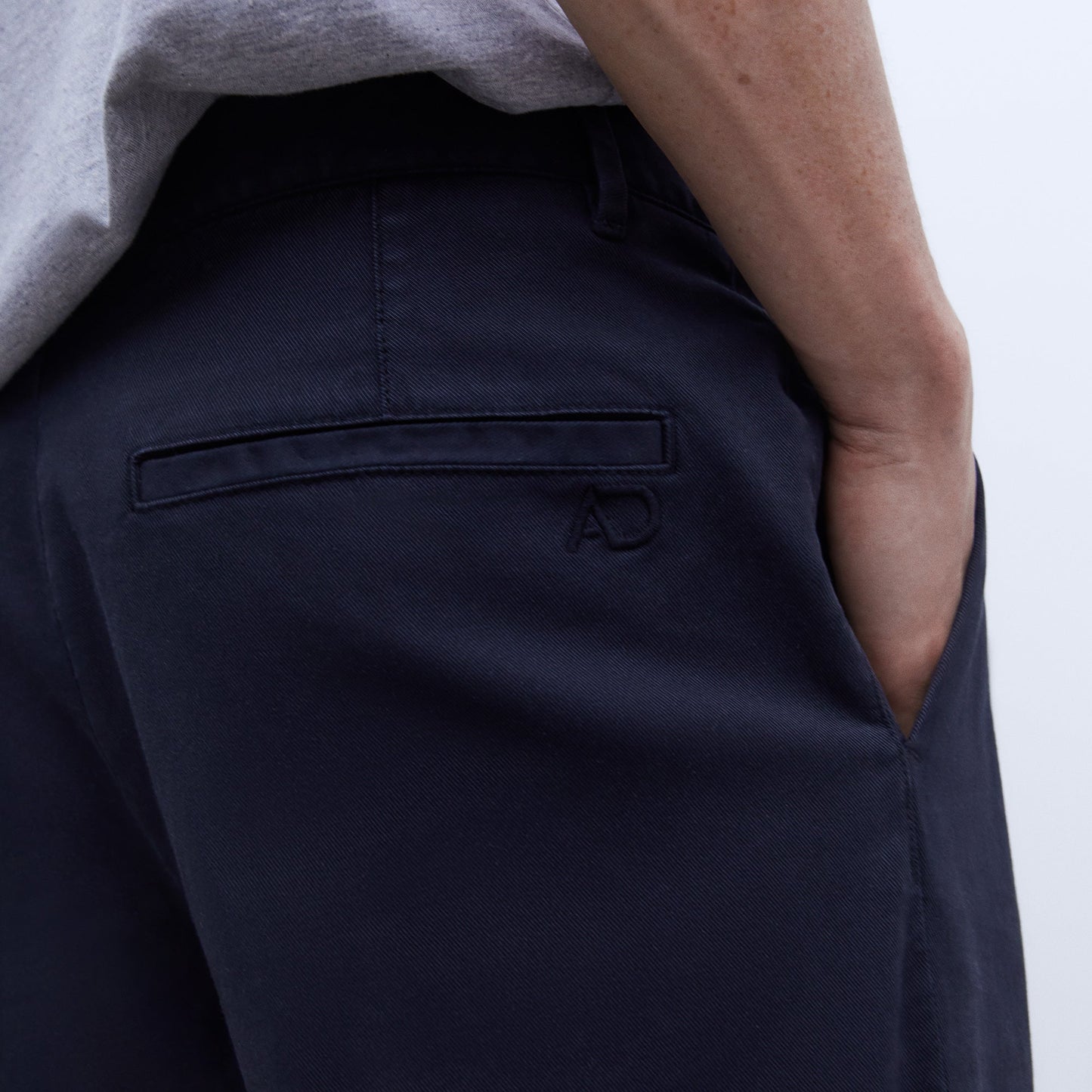 Black Cotton Chino Trousers - Sleek & Stylish