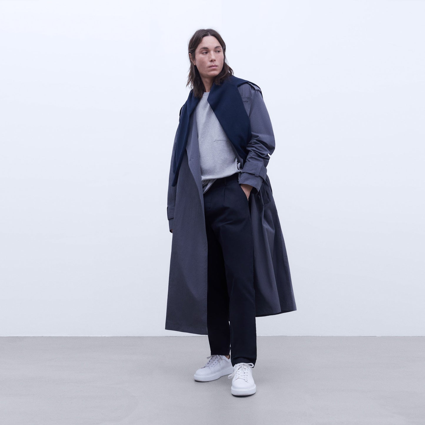 Black Cotton Chino Trousers - Sleek & Stylish