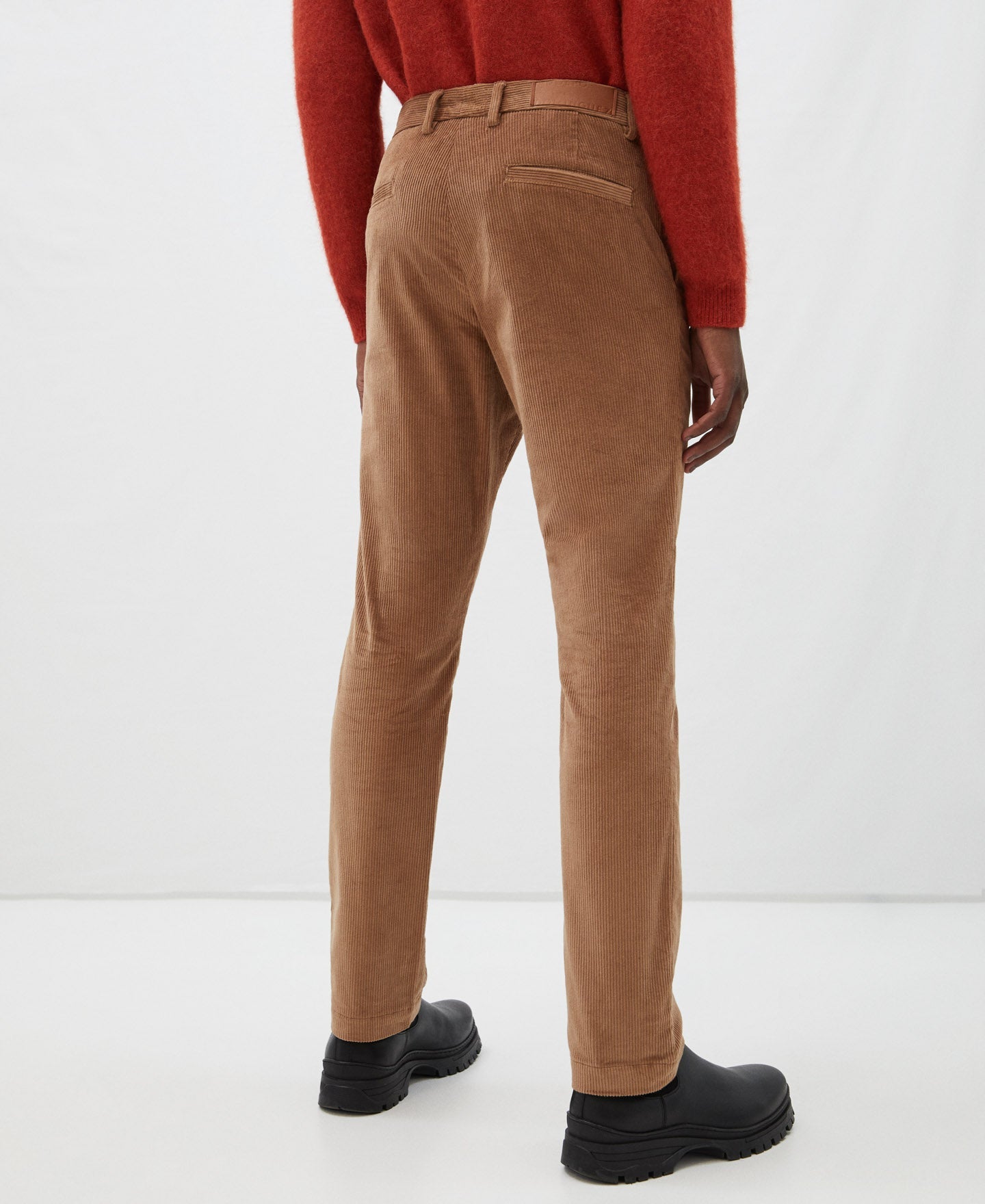 Camel Corduroy Chino Trousers