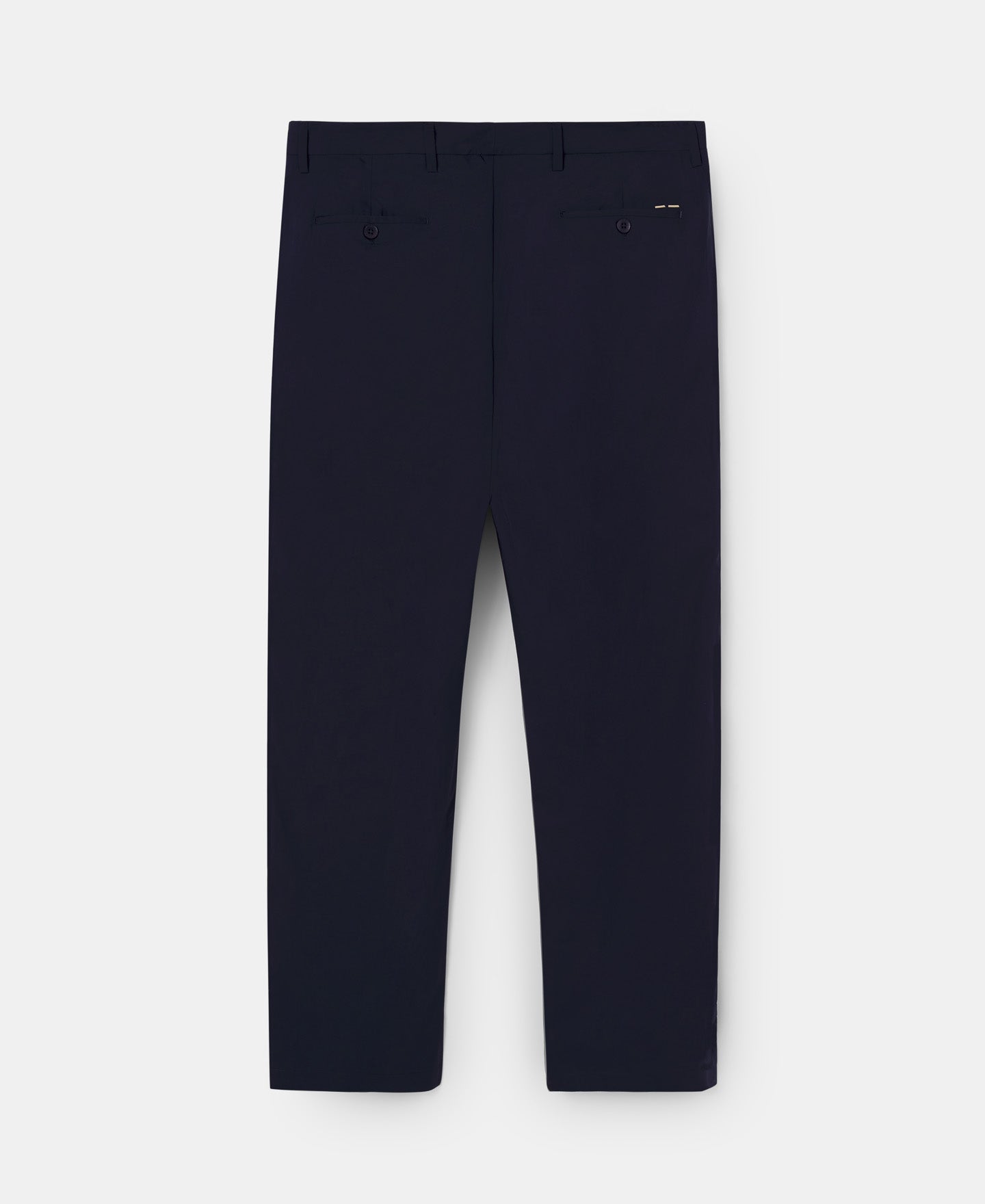 Navy Blue Blue Trousers In Cotton Poplin