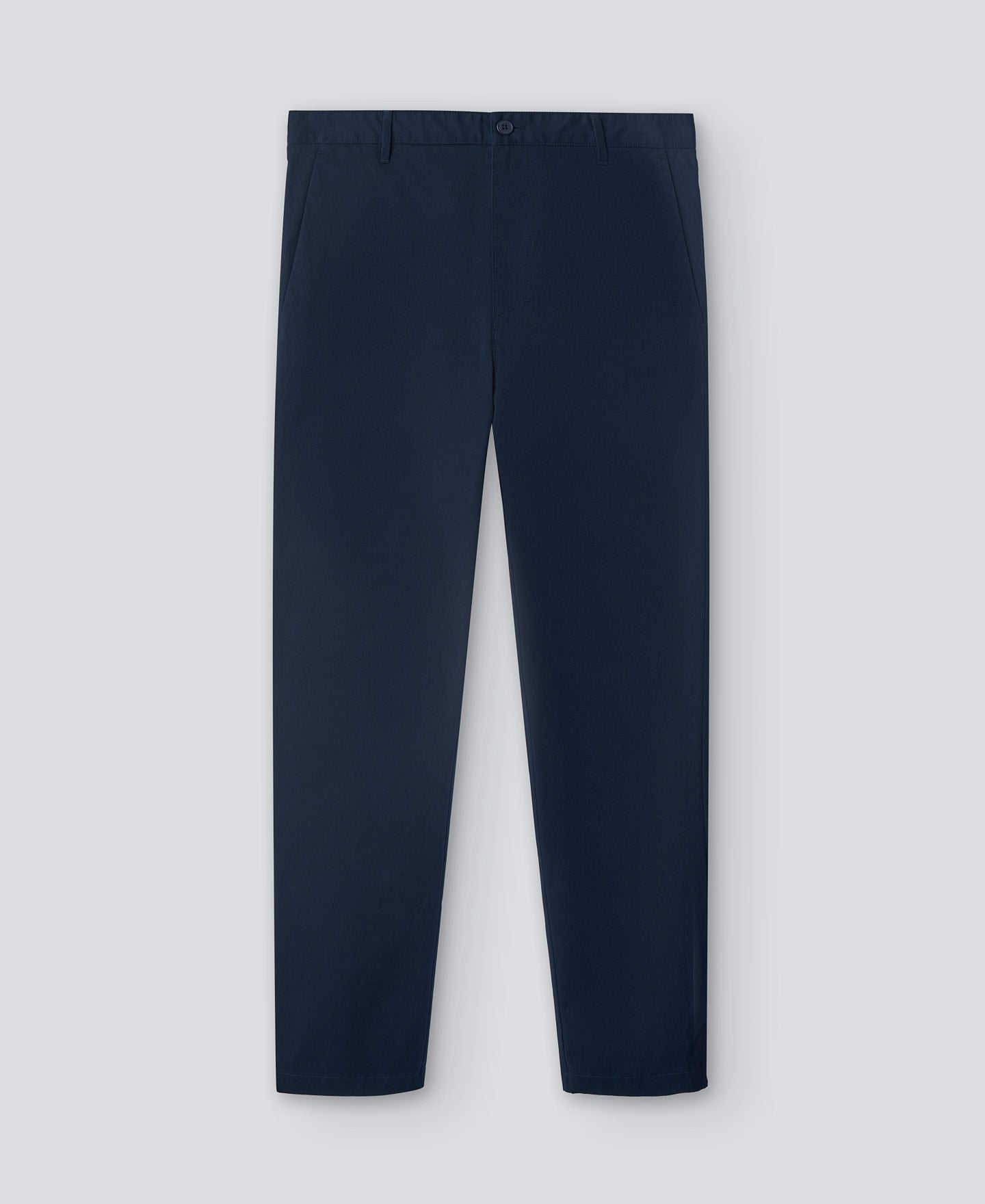 Navy Blue Twill Chino Trousers