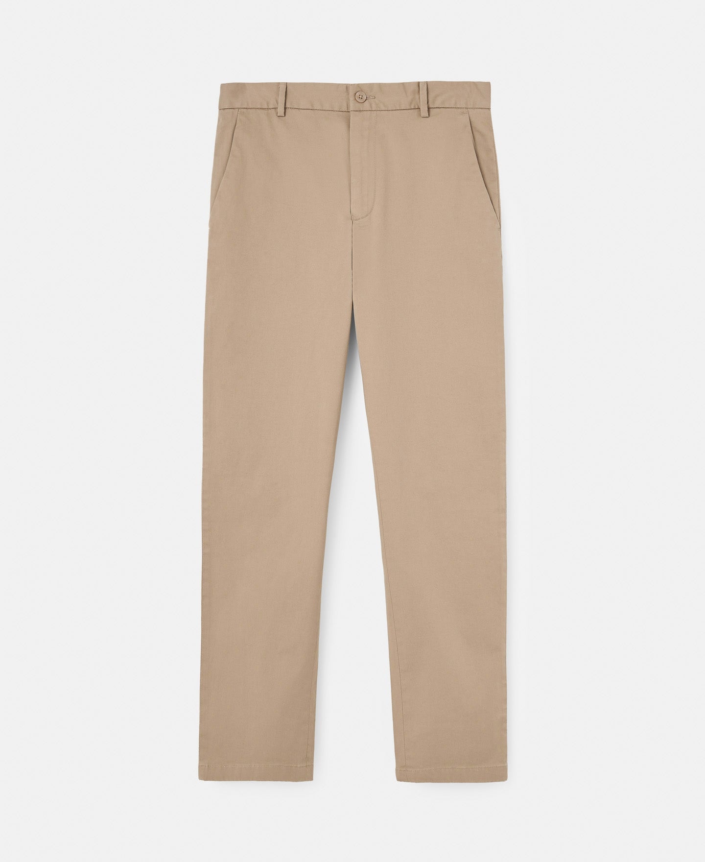 Camel Organic Cotton Chino Trousers