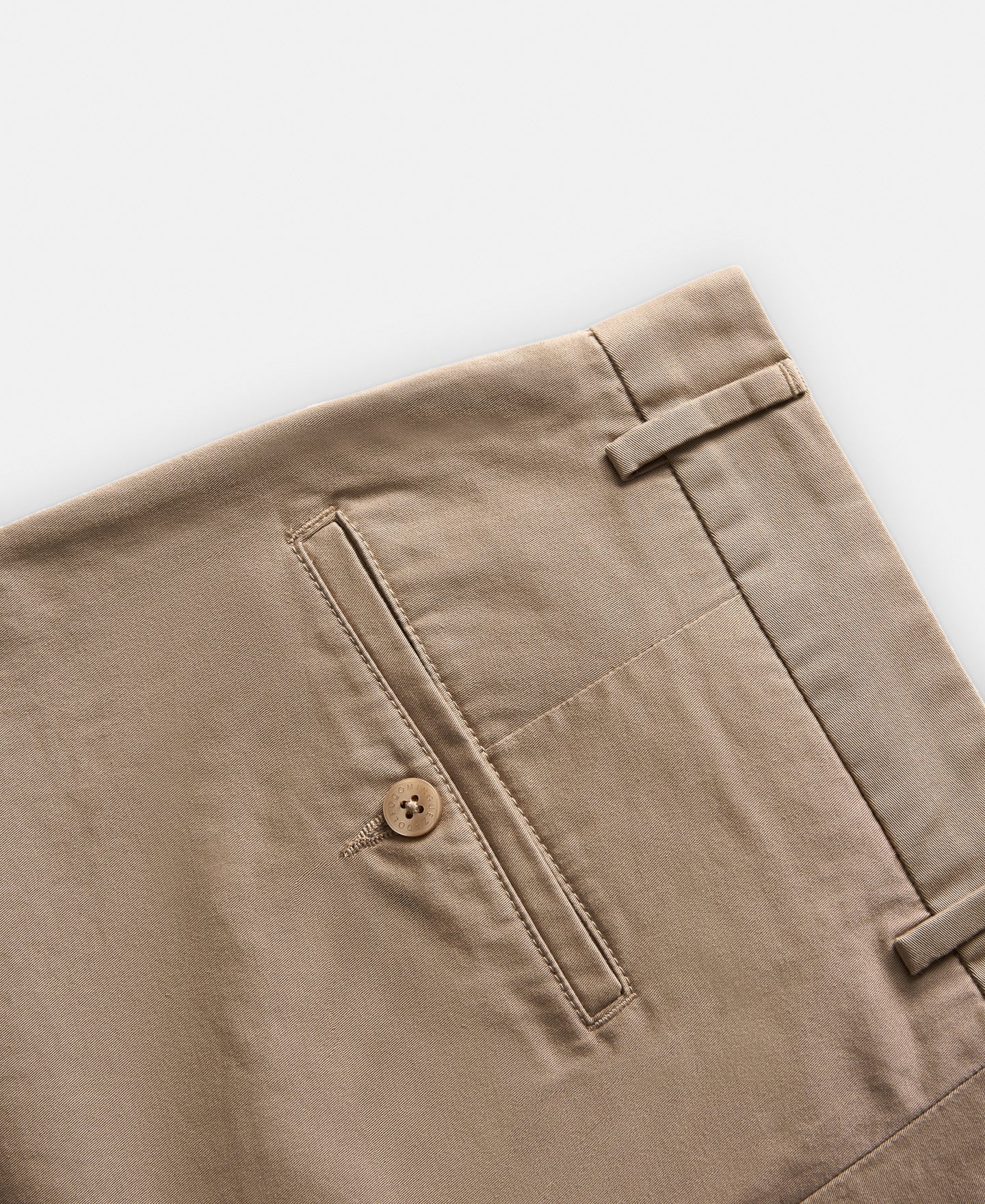Camel Organic Cotton Chino Trousers