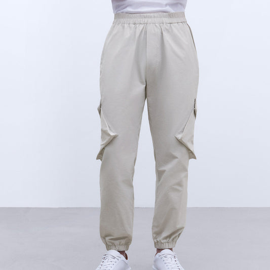 Ice Cotton Cargo Trousers