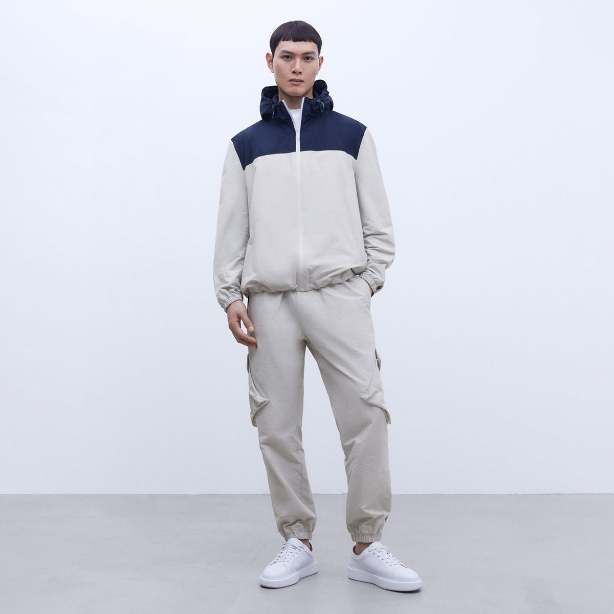 Ice Cotton Cargo Trousers