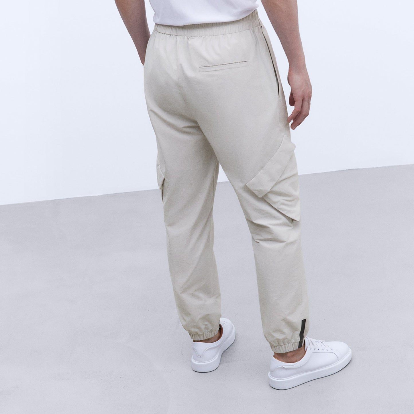 Ice Cotton Cargo Trousers