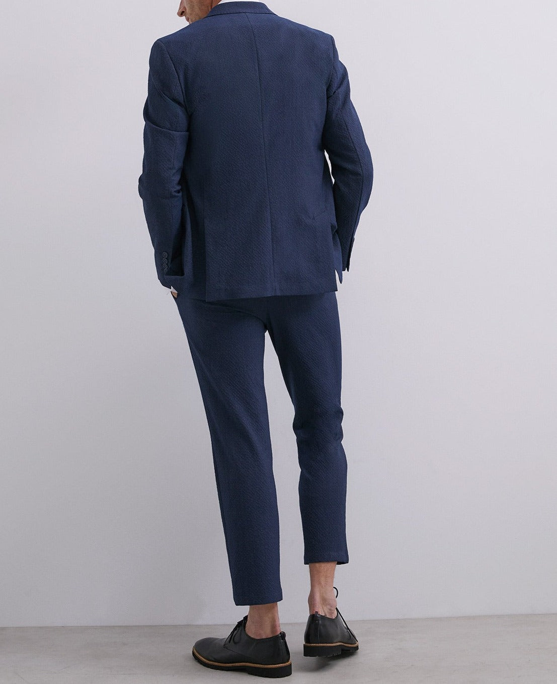 Navy Blue Navy Blue Straight Trousers