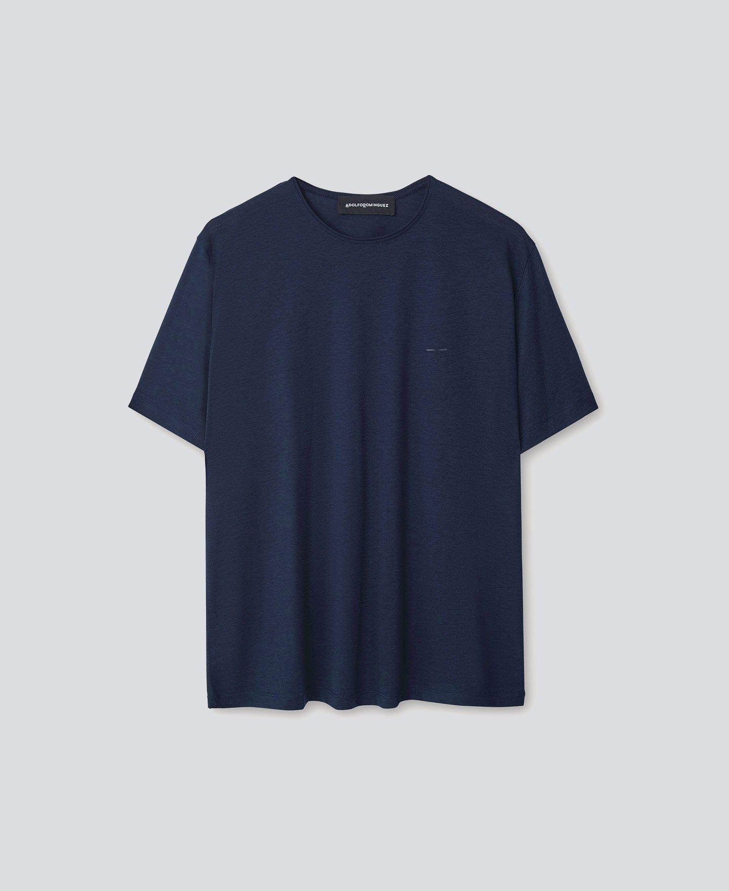 Men's Navy Blue Crew Neck T-Shirt