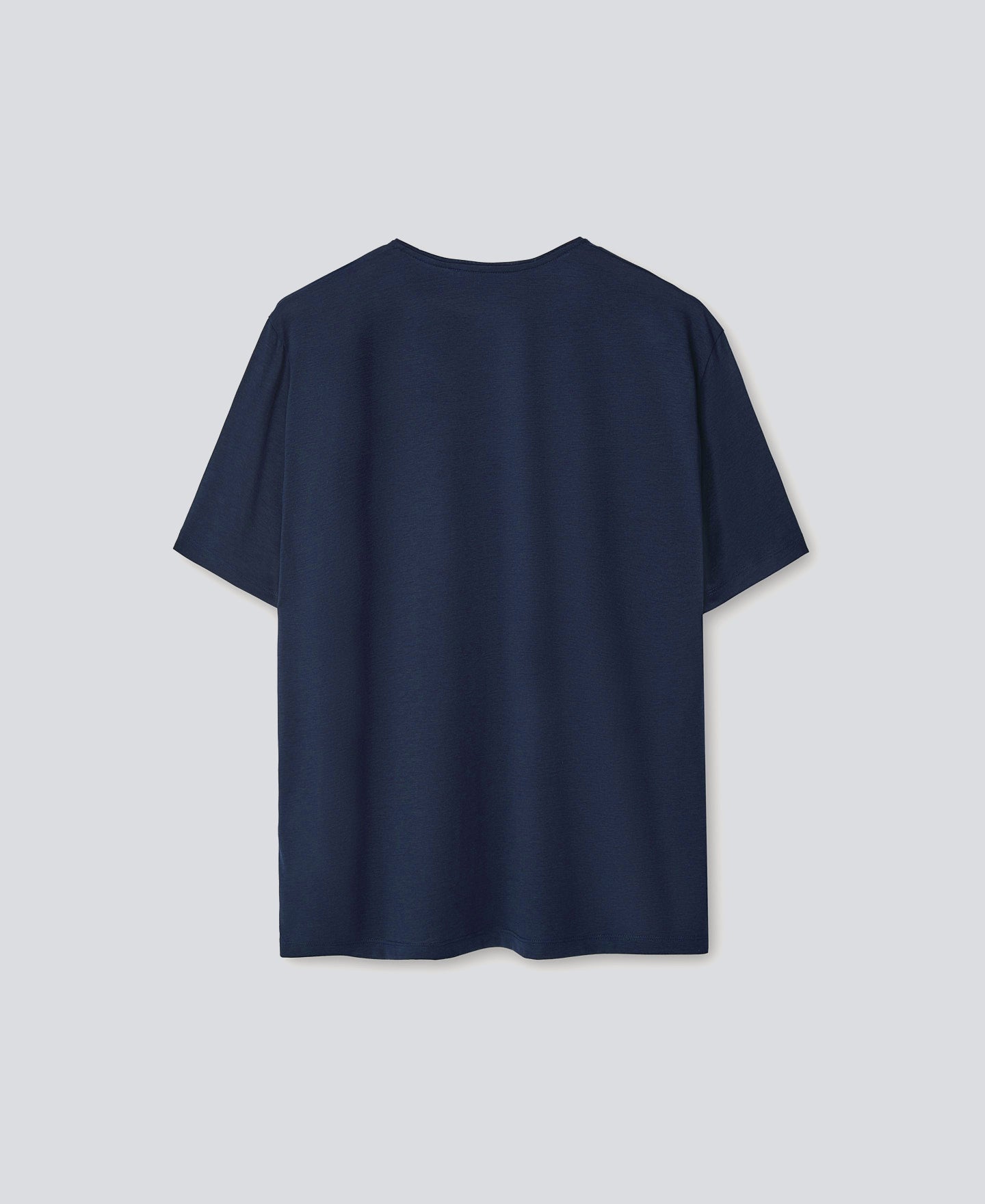 Men's Navy Blue Crew Neck T-Shirt