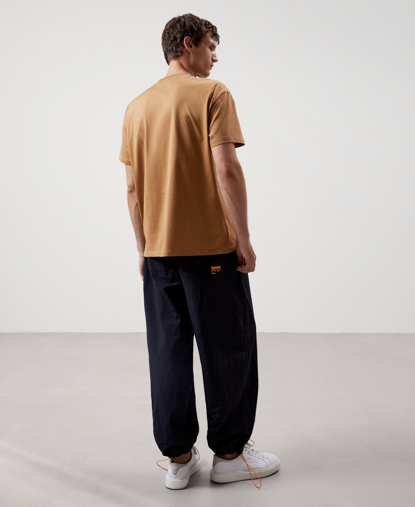 Camel Oversize Cotton T-Shirt