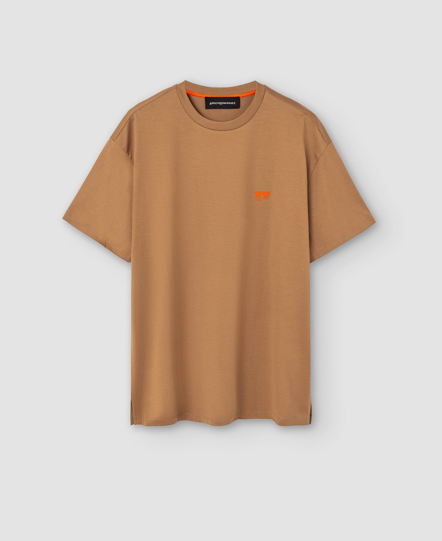 Camel Oversize Cotton T-Shirt