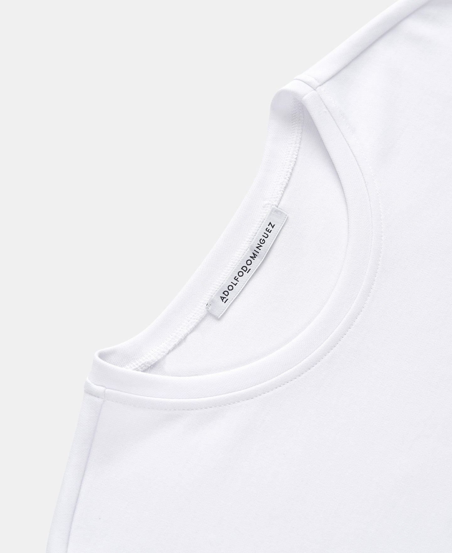 White White Modal Crew Neck T-Shirt