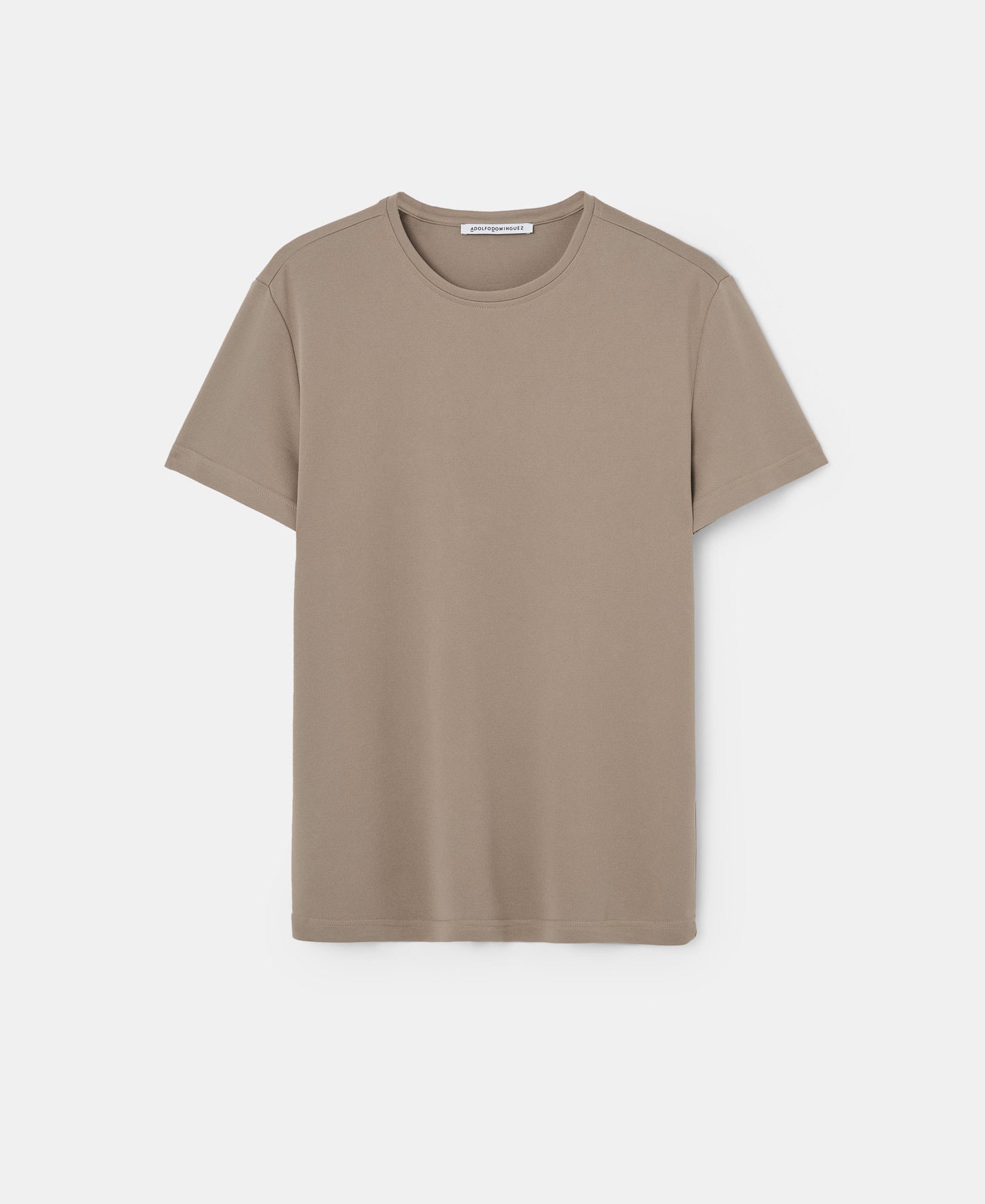 Camel Modal Crew Neck T-Shirt